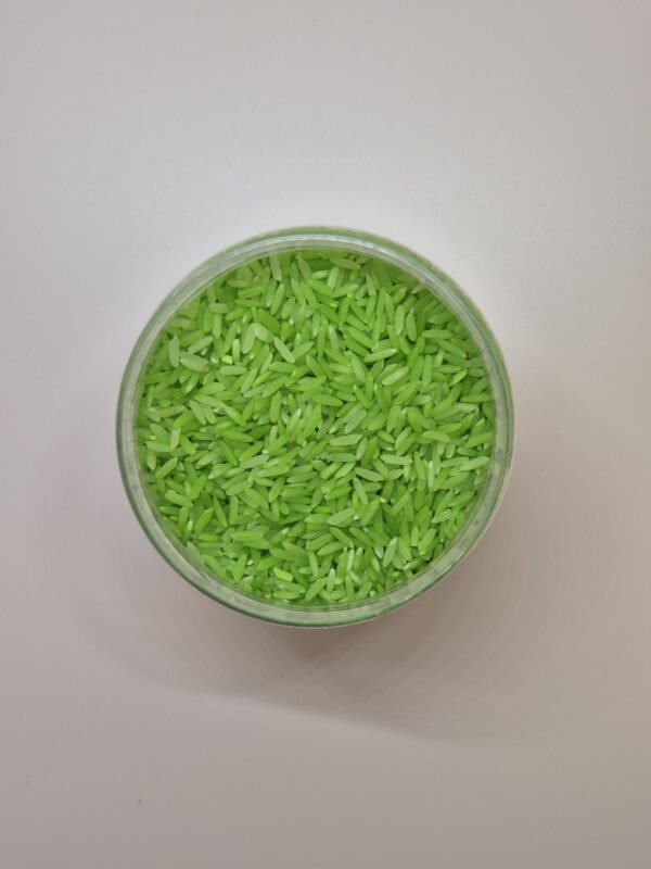 speelrijst groen in open pot Speelrijst Groen