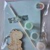DIY sleutelhanger Dino DIY sleutelhanger Dino