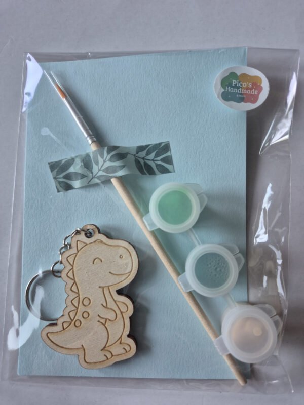 DIY sleutelhanger Dino DIY sleutelhanger Dino