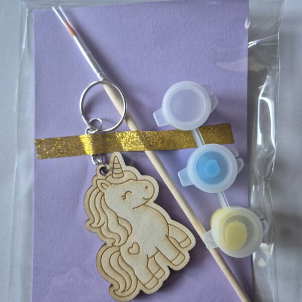 DIY sleutelhanger Unicorn